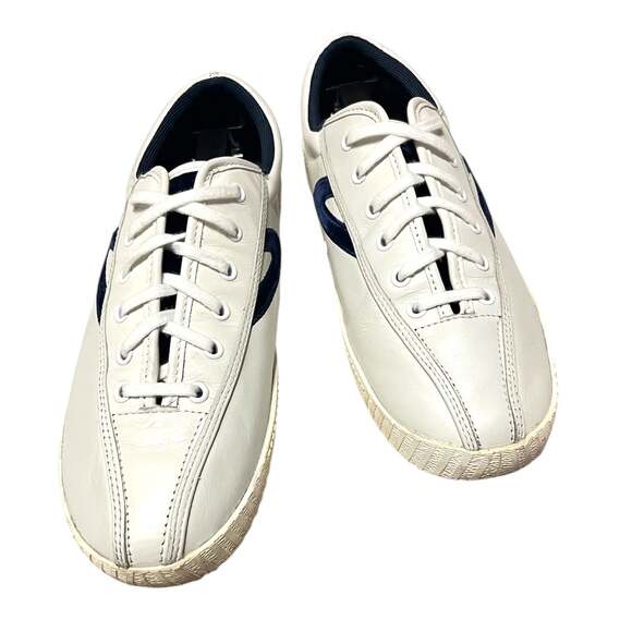 Tretorn Nylite Plus Sz 9 Canvas Women's Sneaker Shoes Eco Ortholite White/Navy - Picture 3 of 9